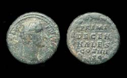Antoninus Pius, As, 10th Anniversary Reverse